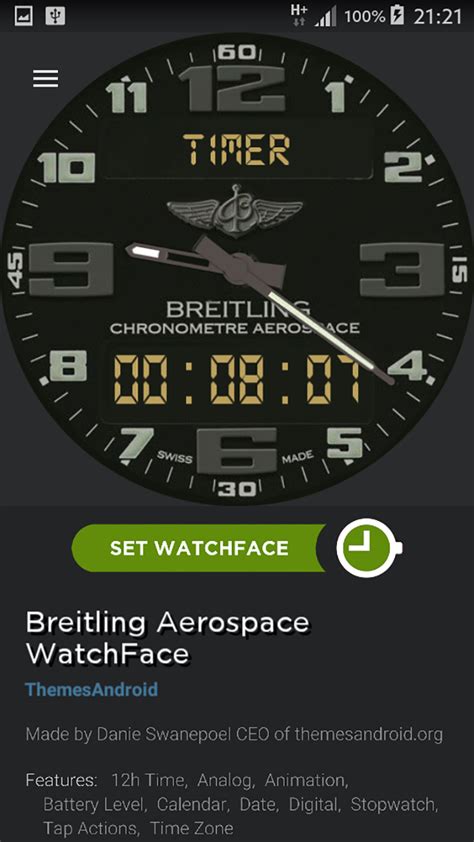 breitling watch face explained|breitling watch face android wear.